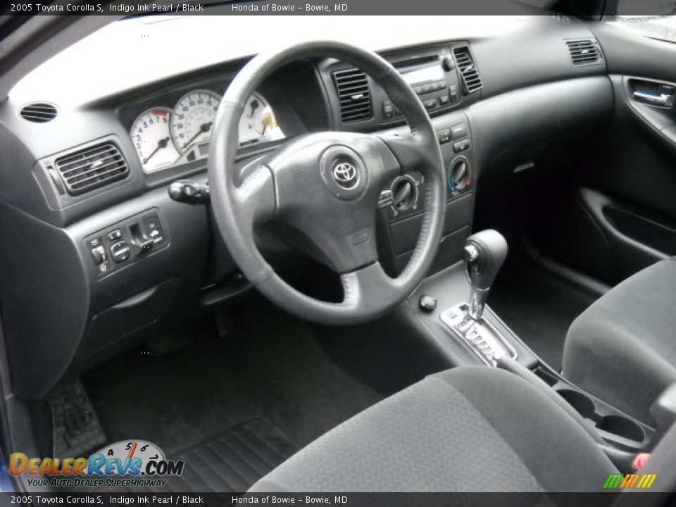 2005 Toyota Corolla S Indigo Ink Pearl / Black Photo #11