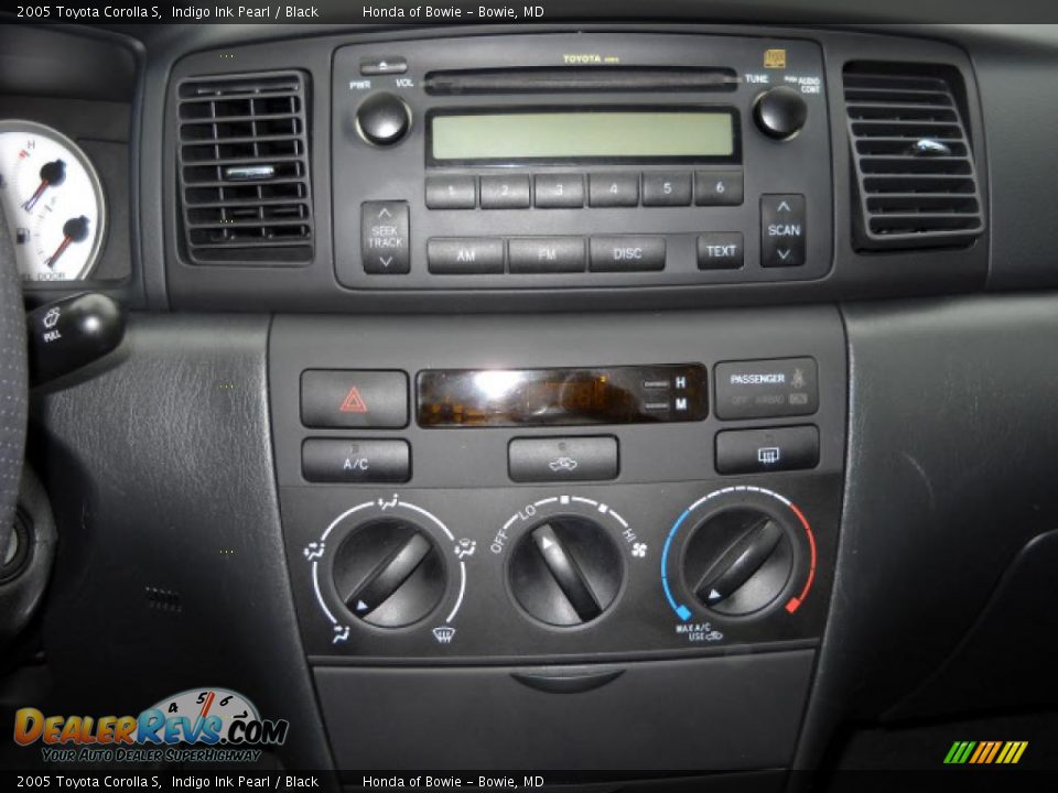 2005 Toyota Corolla S Indigo Ink Pearl / Black Photo #13