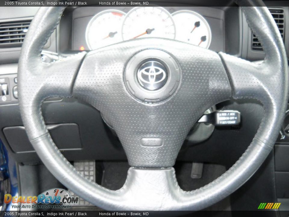 2005 Toyota Corolla S Indigo Ink Pearl / Black Photo #16