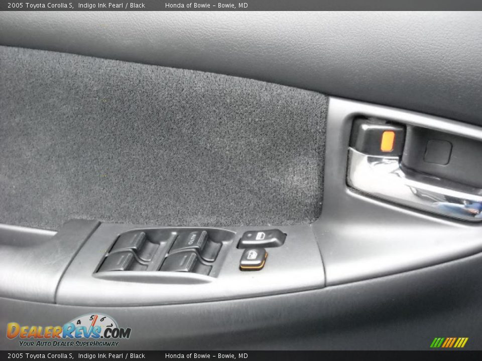 2005 Toyota Corolla S Indigo Ink Pearl / Black Photo #17