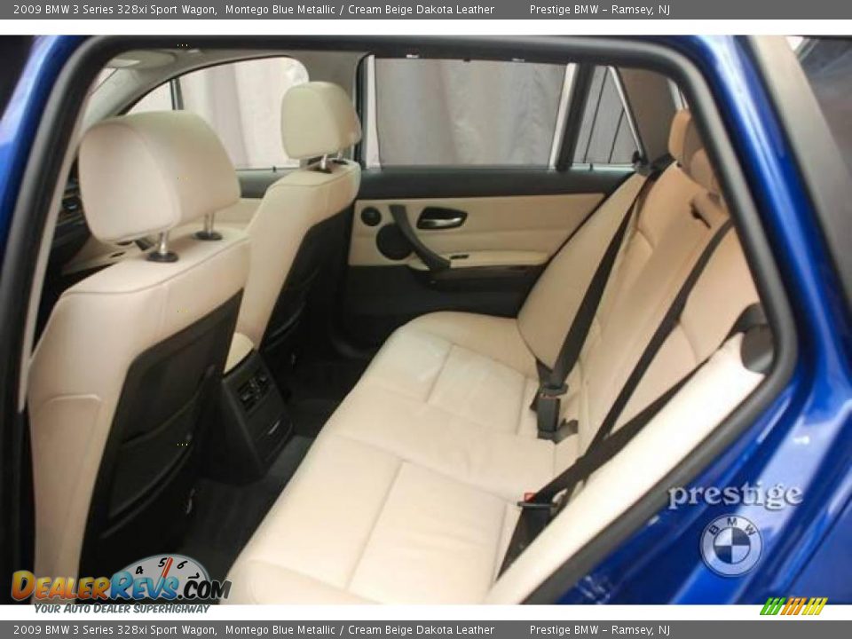 2009 BMW 3 Series 328xi Sport Wagon Montego Blue Metallic / Cream Beige Dakota Leather Photo #11