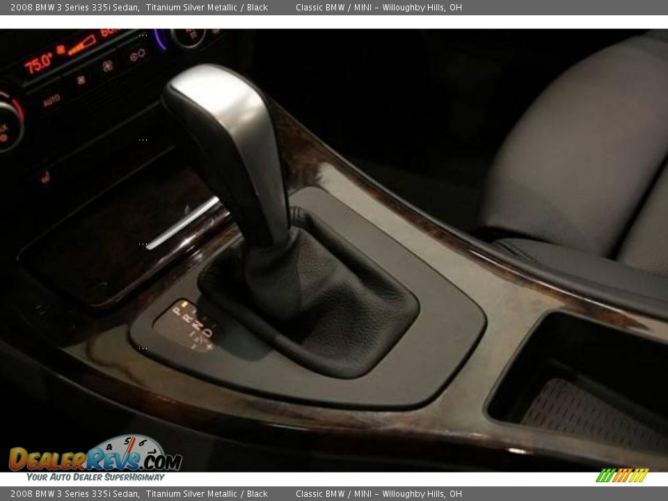 2008 BMW 3 Series 335i Sedan Titanium Silver Metallic / Black Photo #16