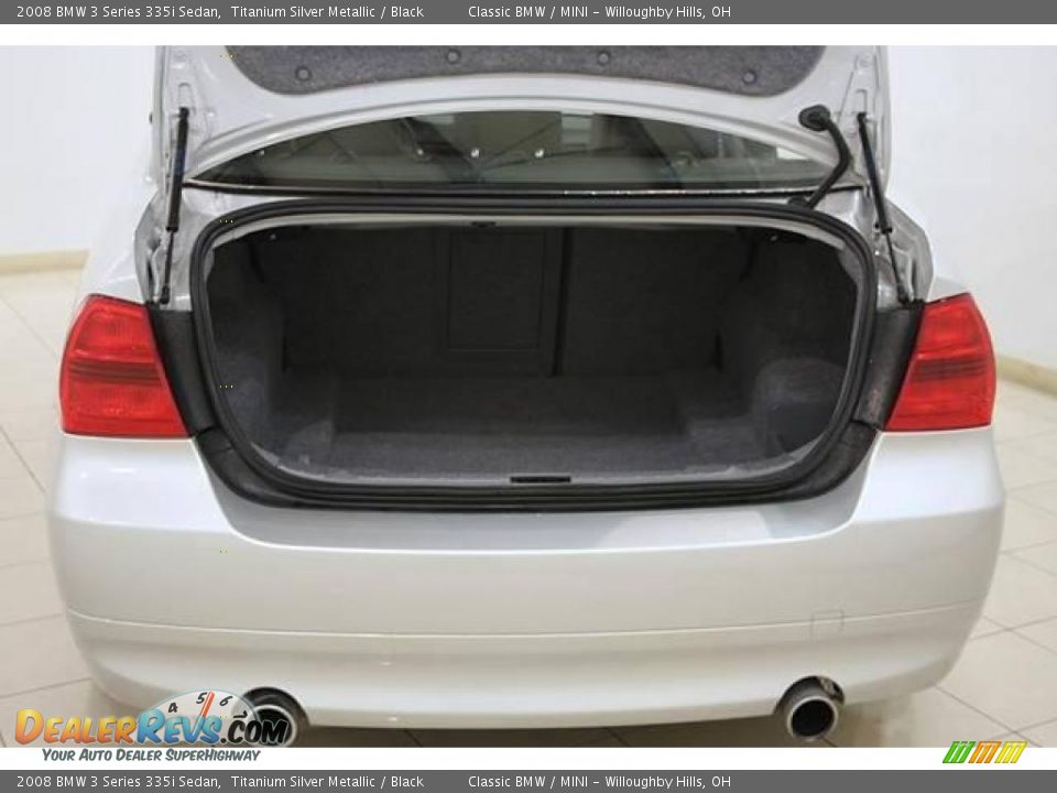2008 BMW 3 Series 335i Sedan Titanium Silver Metallic / Black Photo #21