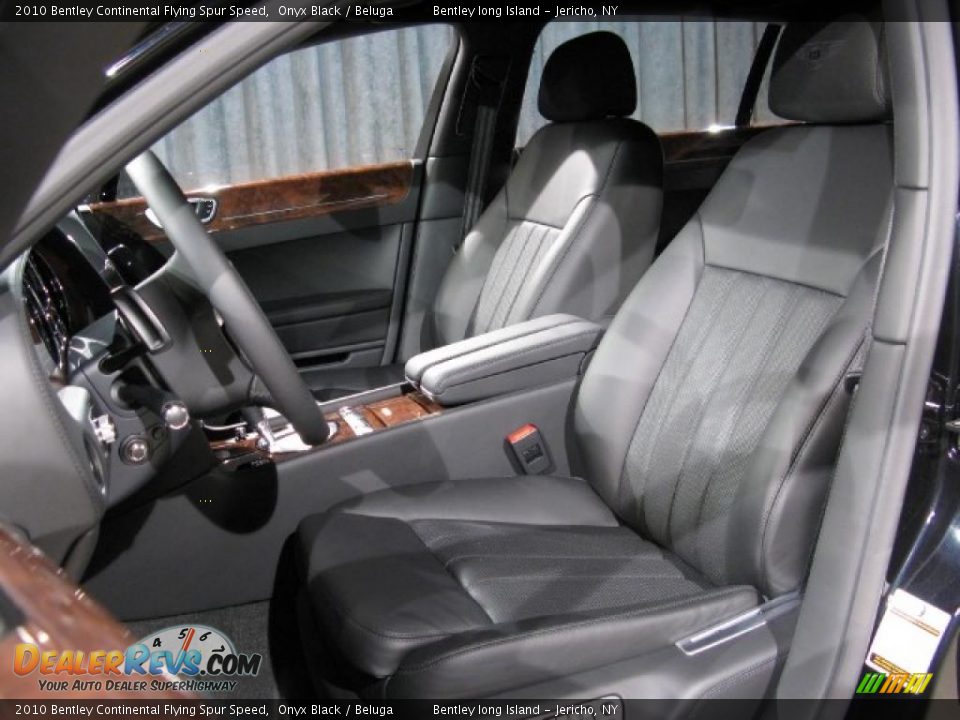2010 Bentley Continental Flying Spur Speed Onyx Black / Beluga Photo #5