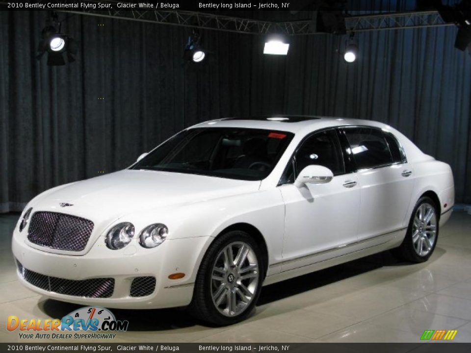 2010 Bentley Continental Flying Spur Glacier White / Beluga Photo #1