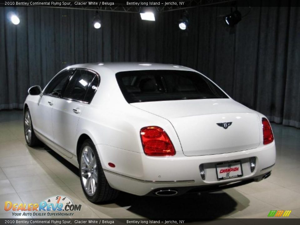 2010 Bentley Continental Flying Spur Glacier White / Beluga Photo #2