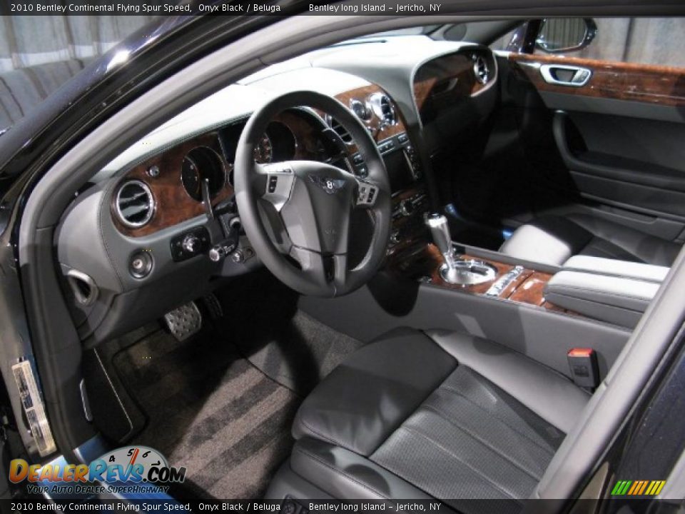 2010 Bentley Continental Flying Spur Speed Onyx Black / Beluga Photo #7
