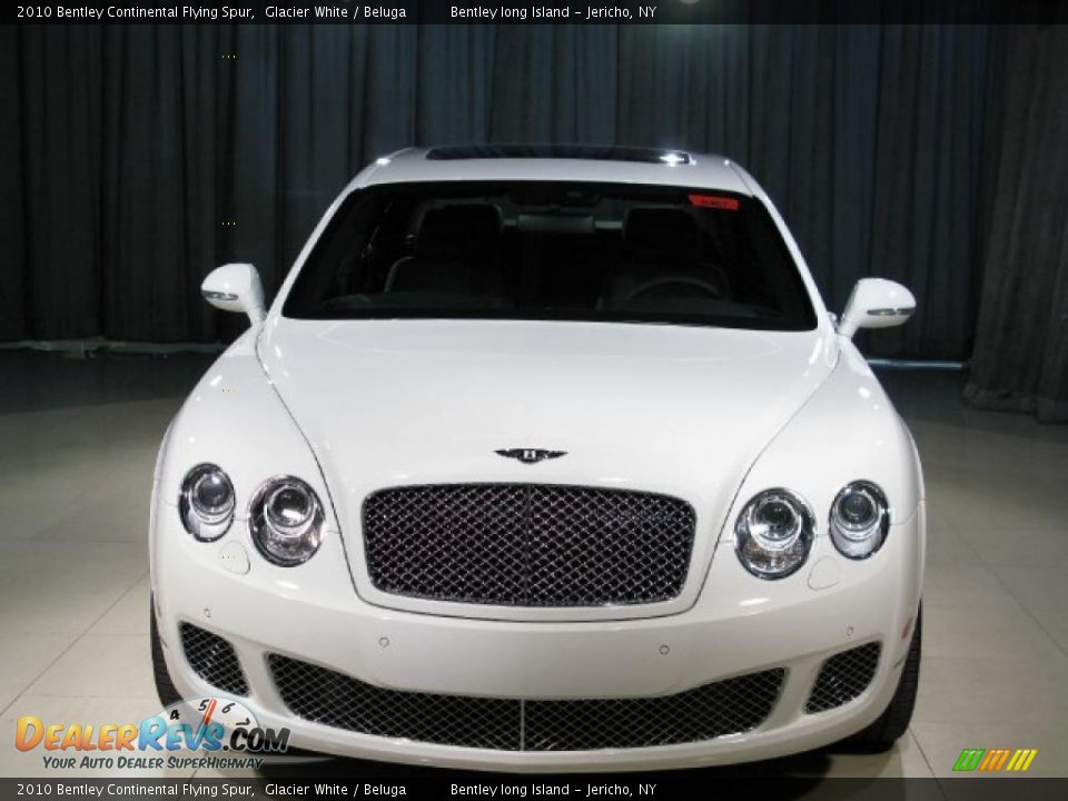 2010 Bentley Continental Flying Spur Glacier White / Beluga Photo #4