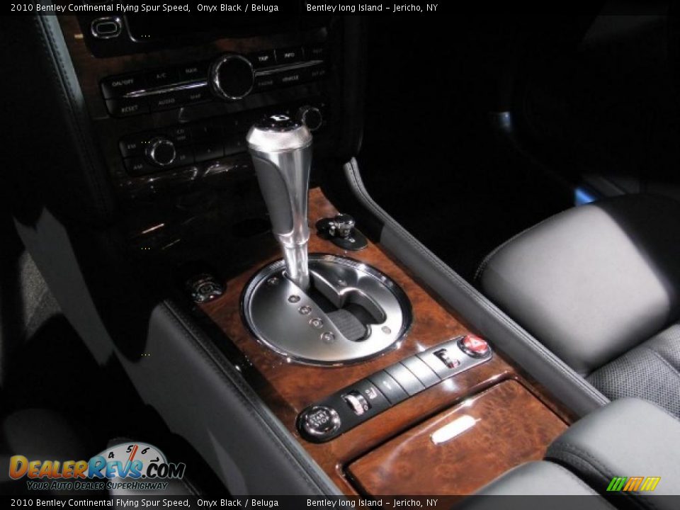 2010 Bentley Continental Flying Spur Speed Onyx Black / Beluga Photo #10