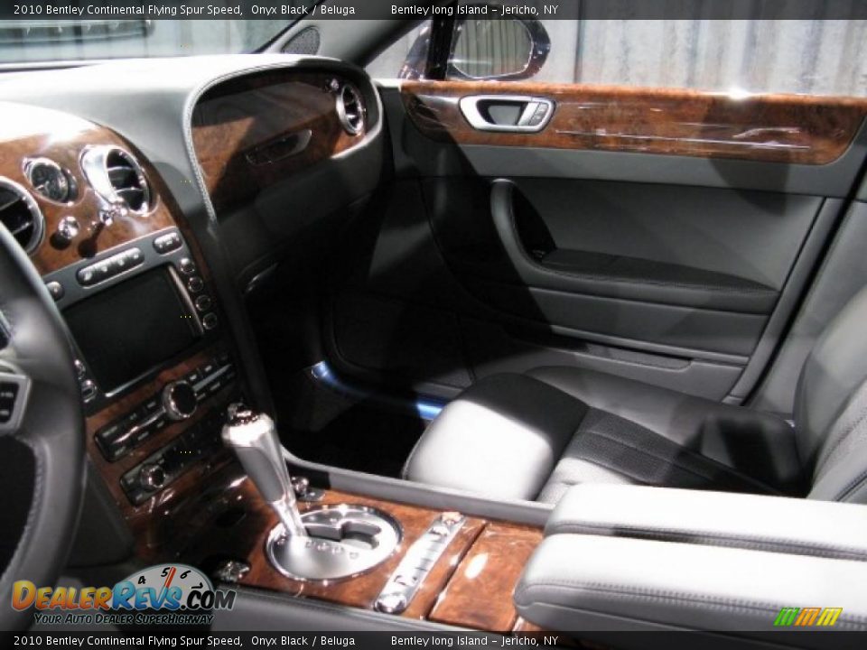 2010 Bentley Continental Flying Spur Speed Onyx Black / Beluga Photo #11