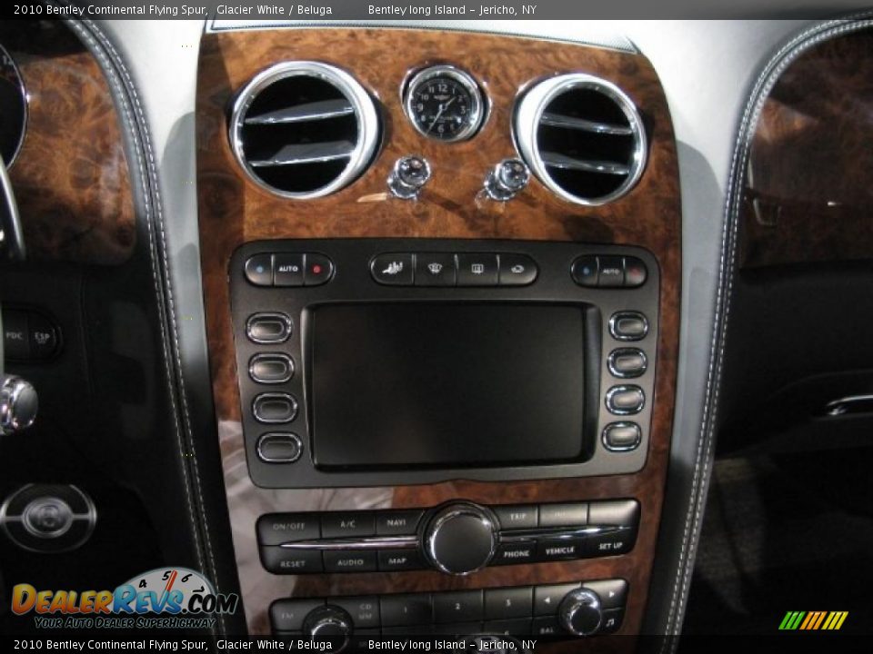 2010 Bentley Continental Flying Spur Glacier White / Beluga Photo #9