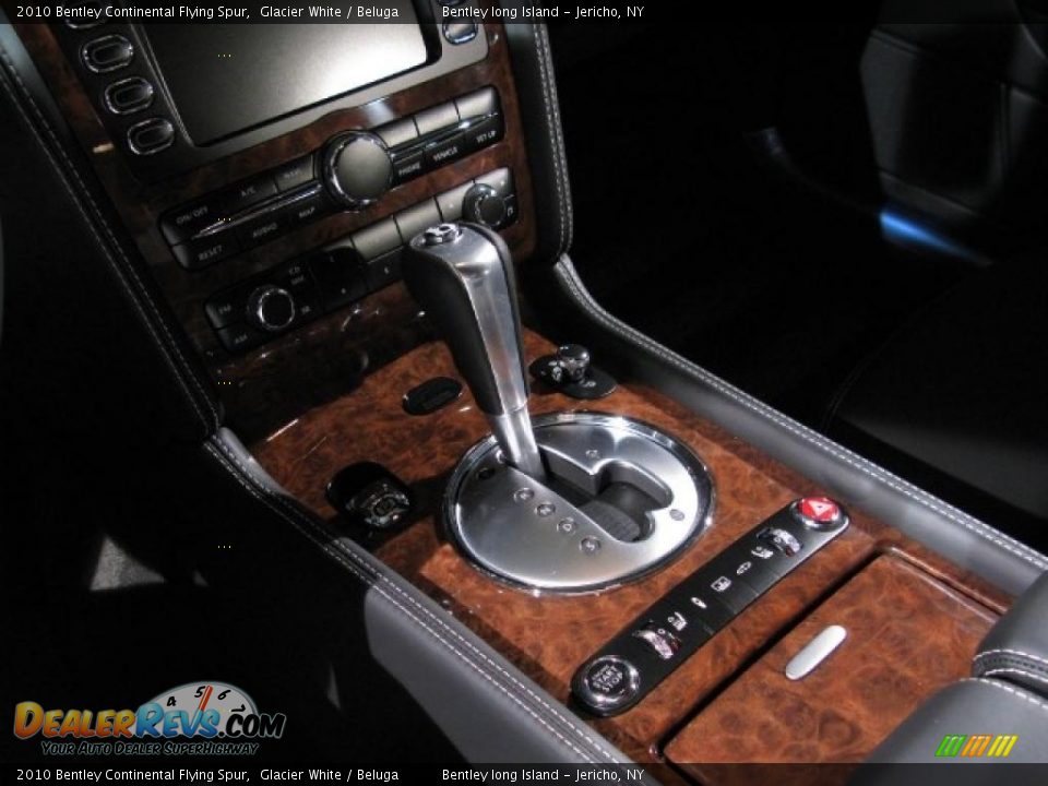 2010 Bentley Continental Flying Spur Glacier White / Beluga Photo #10
