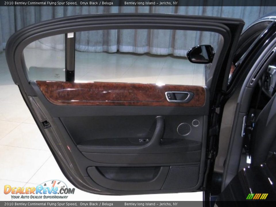 2010 Bentley Continental Flying Spur Speed Onyx Black / Beluga Photo #15