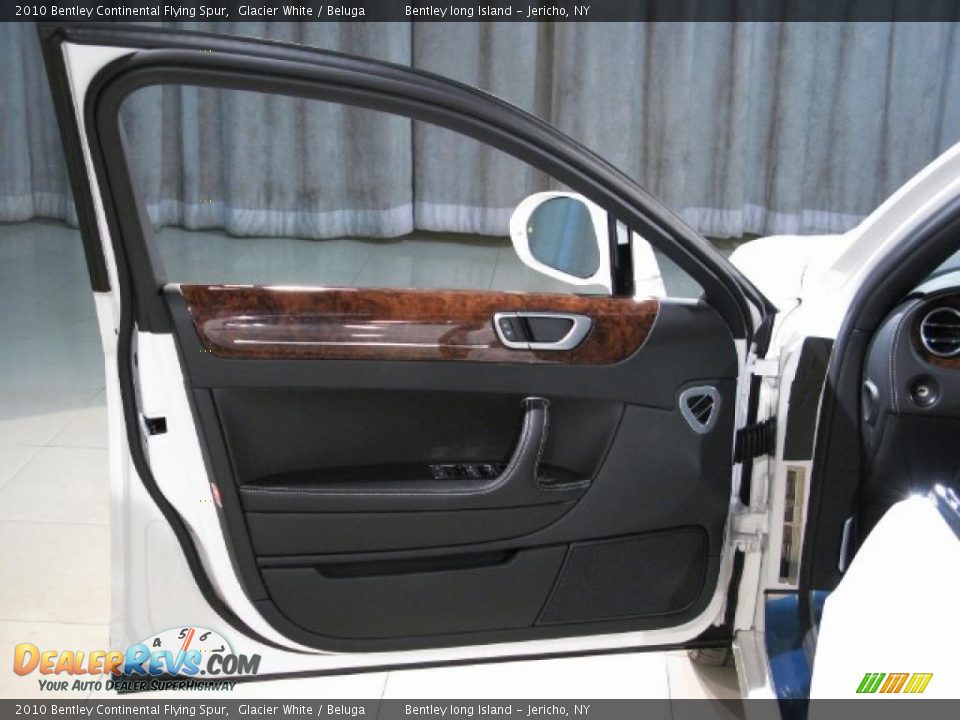 2010 Bentley Continental Flying Spur Glacier White / Beluga Photo #12