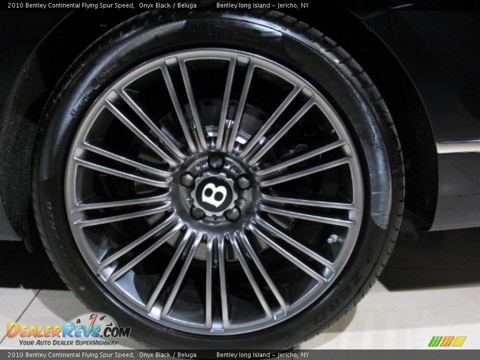 2010 Bentley Continental Flying Spur Speed Onyx Black / Beluga Photo #16