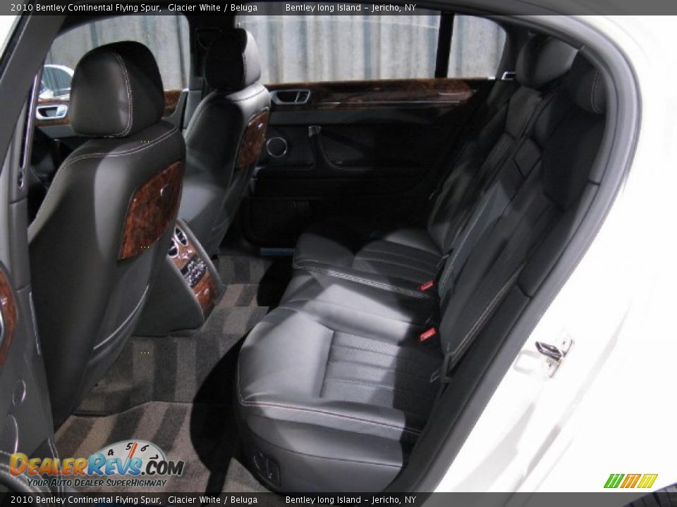 2010 Bentley Continental Flying Spur Glacier White / Beluga Photo #13