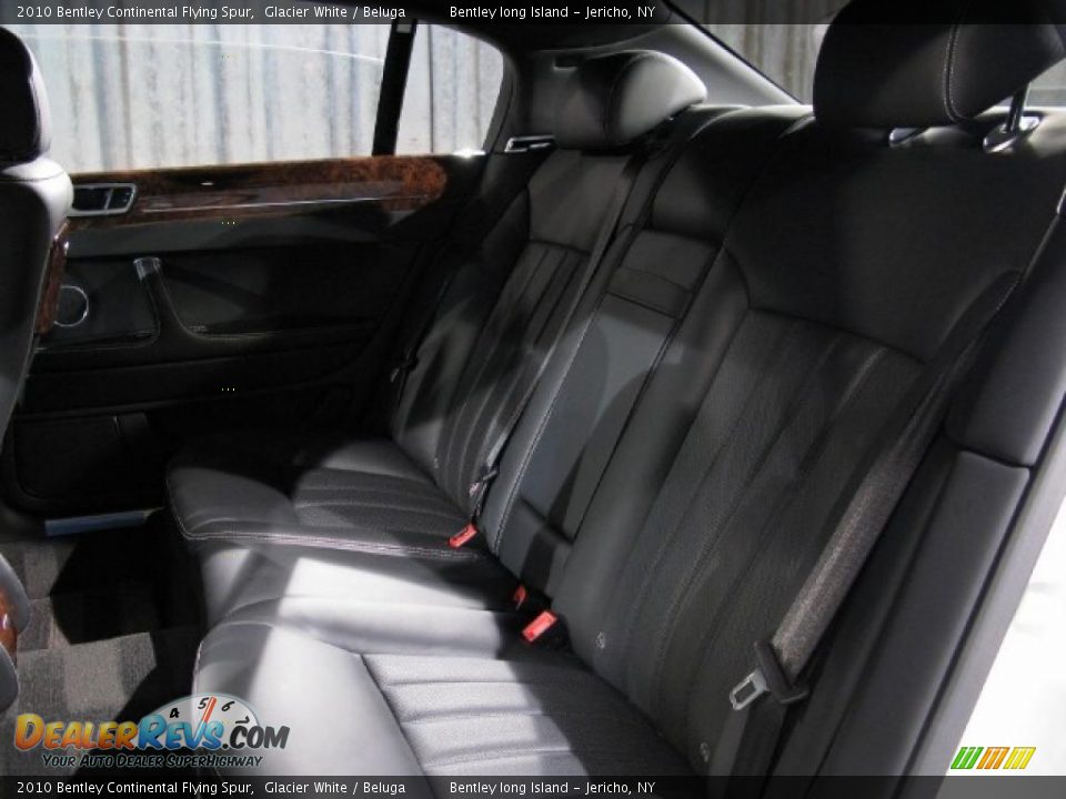 2010 Bentley Continental Flying Spur Glacier White / Beluga Photo #14
