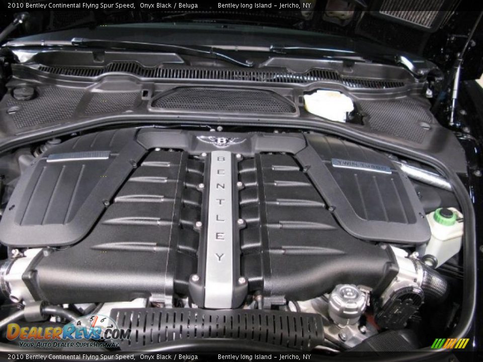 2010 Bentley Continental Flying Spur Speed Onyx Black / Beluga Photo #18