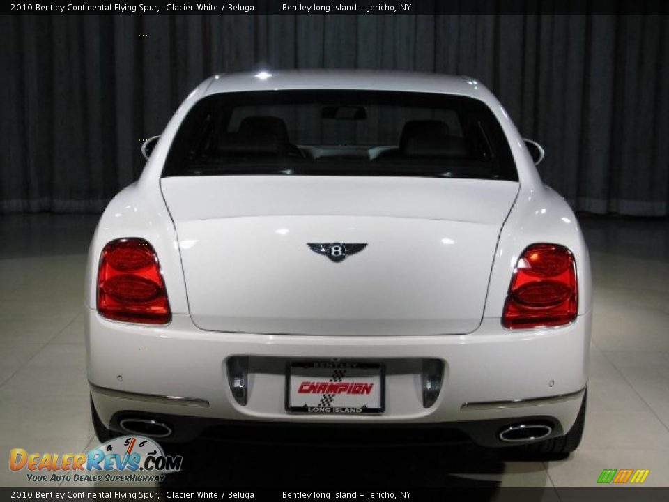 2010 Bentley Continental Flying Spur Glacier White / Beluga Photo #18