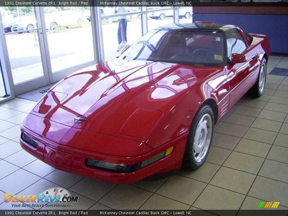 1991 Chevrolet Corvette ZR1 Bright Red / Red Photo #1