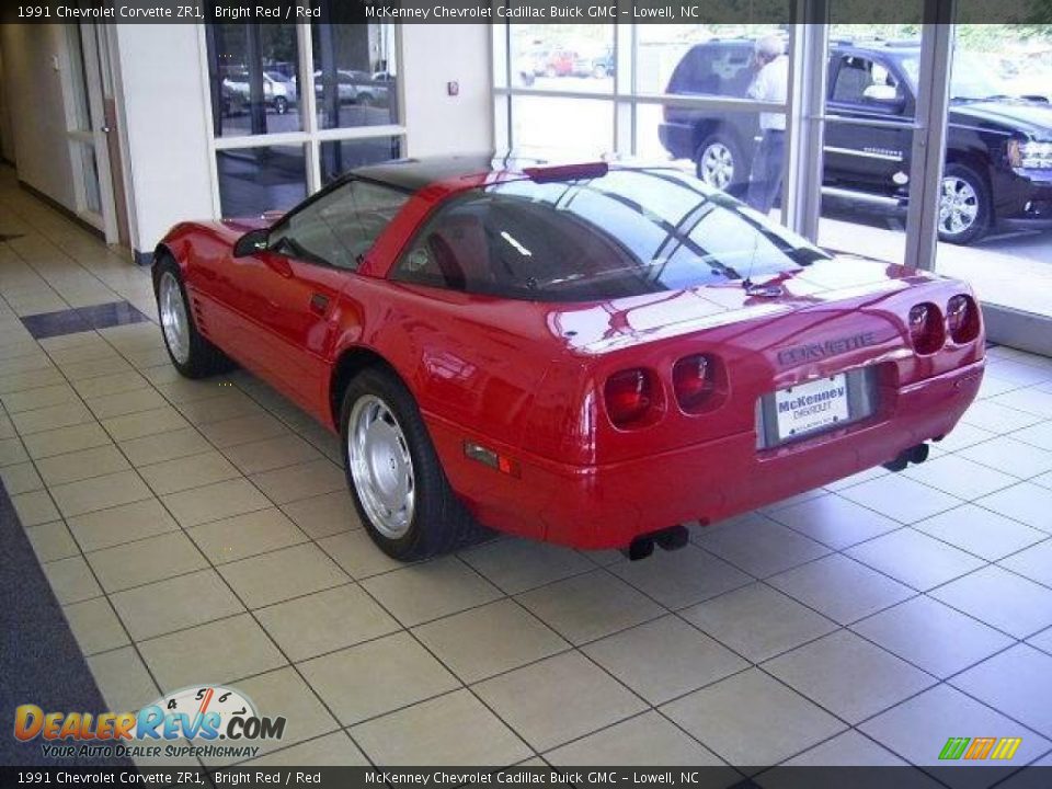 1991 Chevrolet Corvette ZR1 Bright Red / Red Photo #2