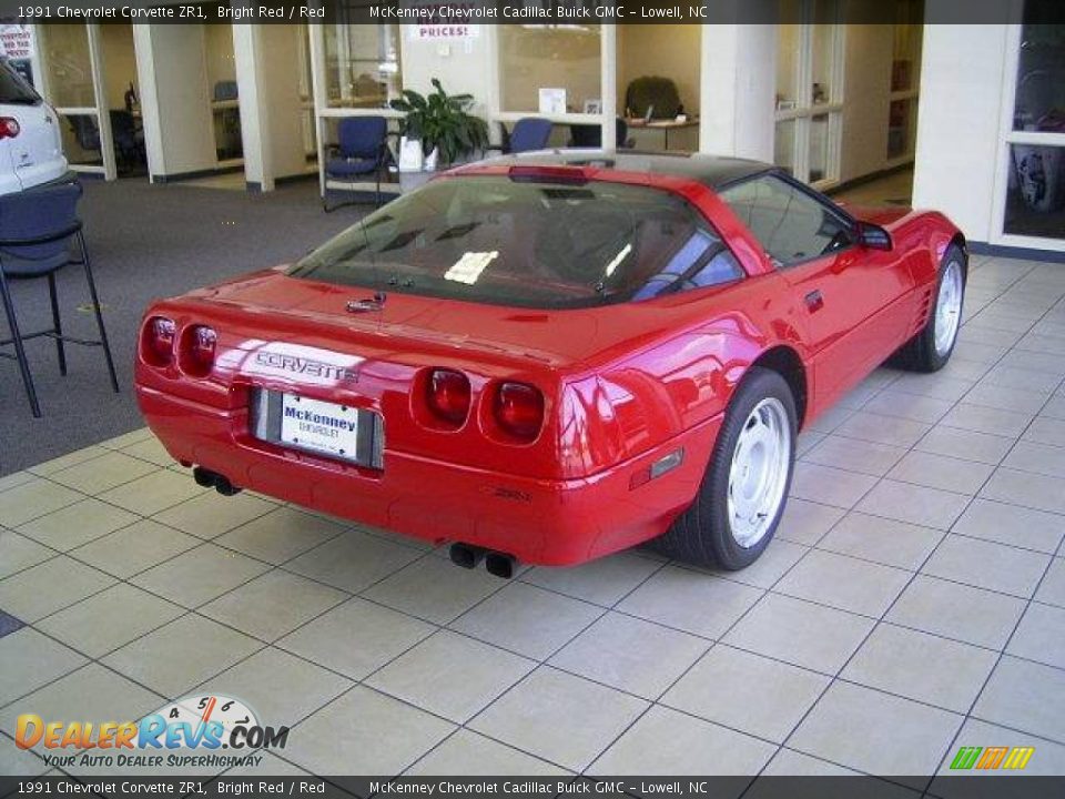 1991 Chevrolet Corvette ZR1 Bright Red / Red Photo #4
