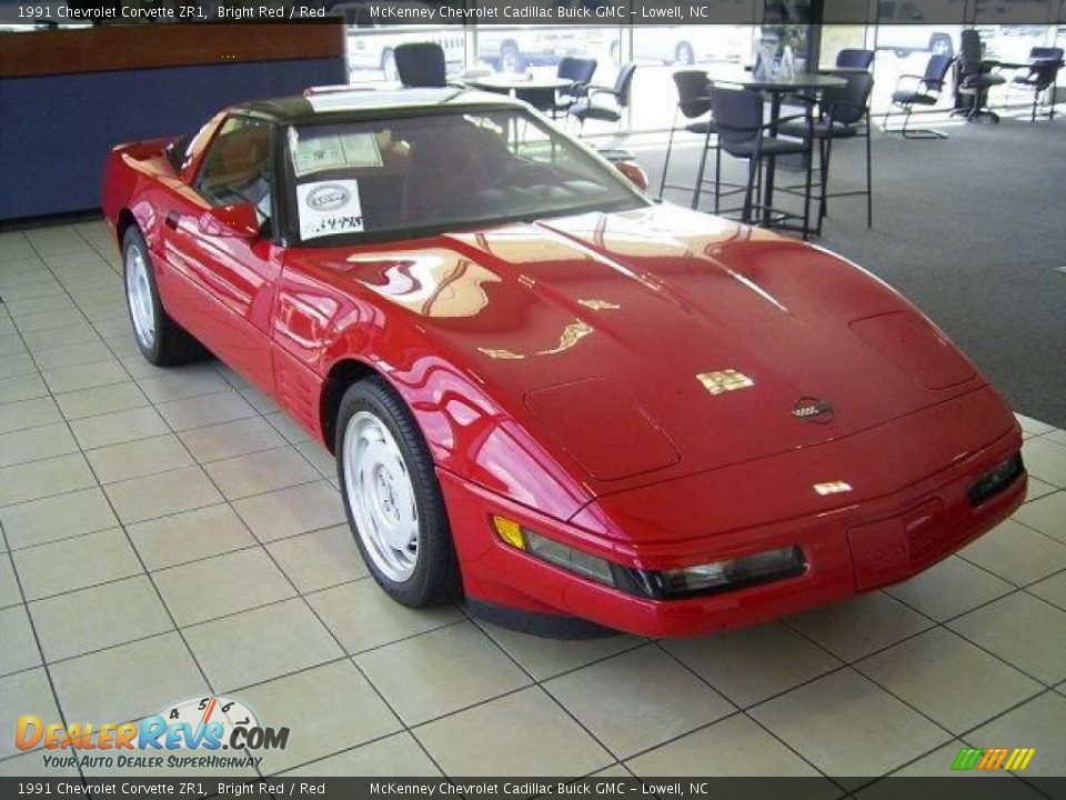 1991 Chevrolet Corvette ZR1 Bright Red / Red Photo #5