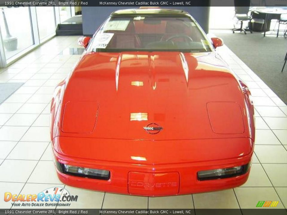 1991 Chevrolet Corvette ZR1 Bright Red / Red Photo #6