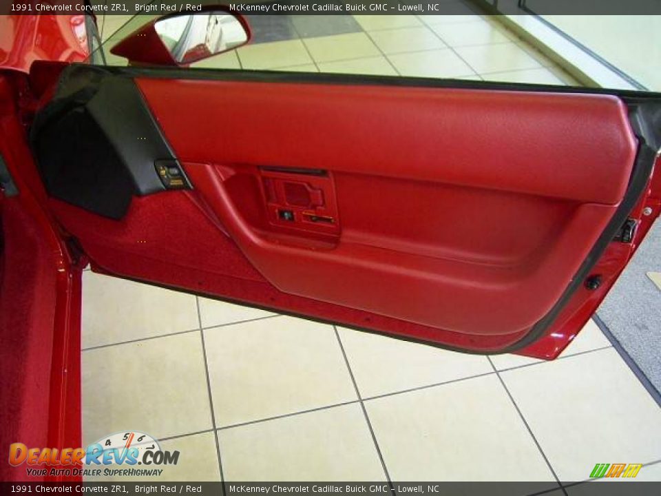 1991 Chevrolet Corvette ZR1 Bright Red / Red Photo #10