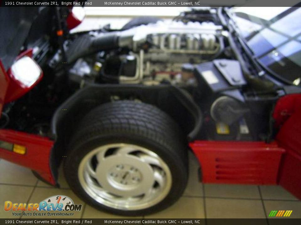 1991 Chevrolet Corvette ZR1 Bright Red / Red Photo #14