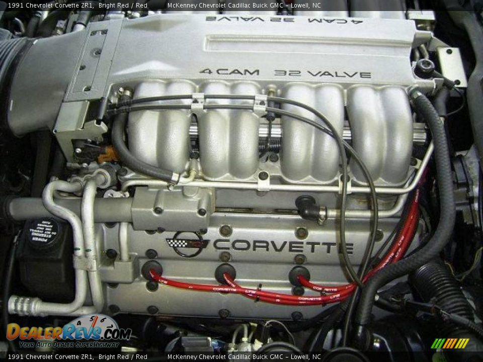 1991 Chevrolet Corvette ZR1 Bright Red / Red Photo #15