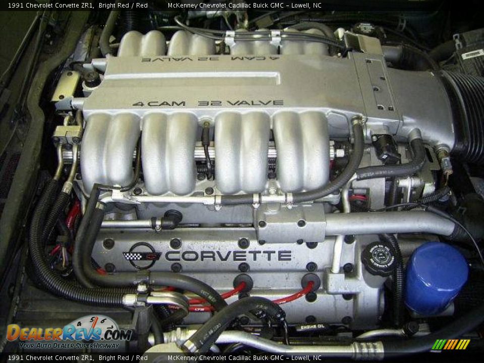 1991 Chevrolet Corvette ZR1 Bright Red / Red Photo #17