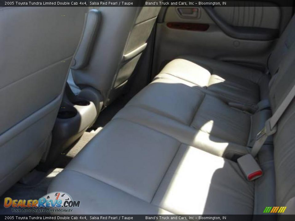 2005 Toyota Tundra Limited Double Cab 4x4 Salsa Red Pearl / Taupe Photo #7
