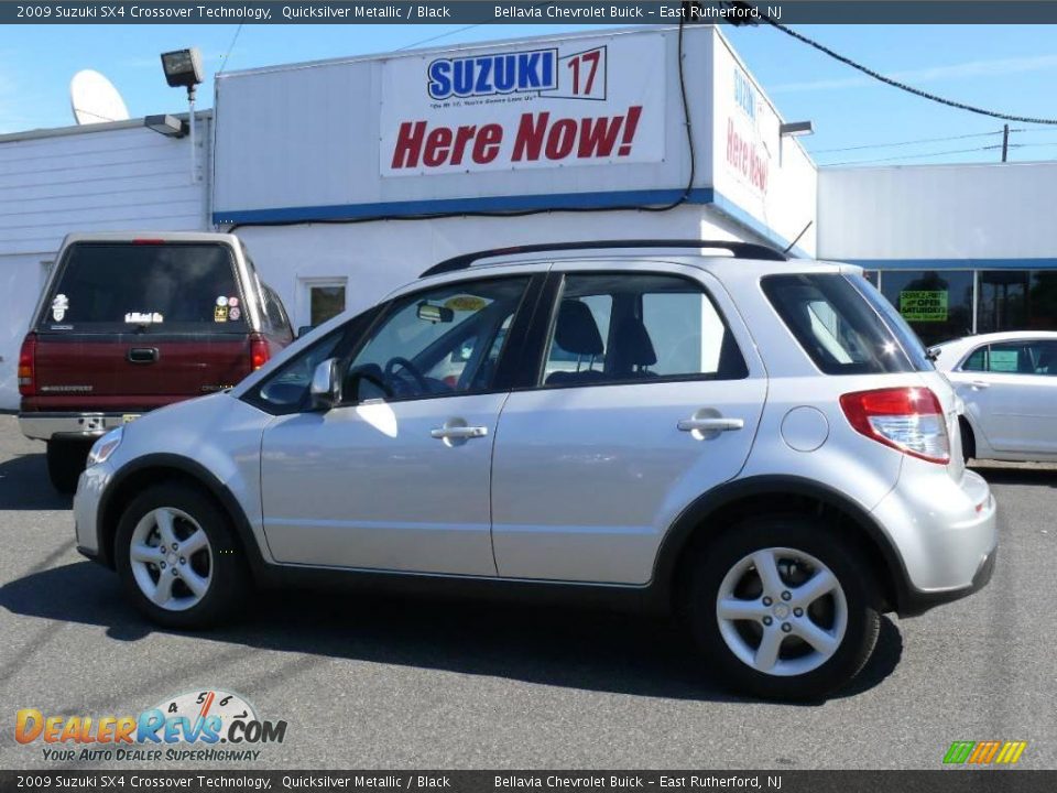 2009 Suzuki SX4 Crossover Technology Quicksilver Metallic / Black Photo #1
