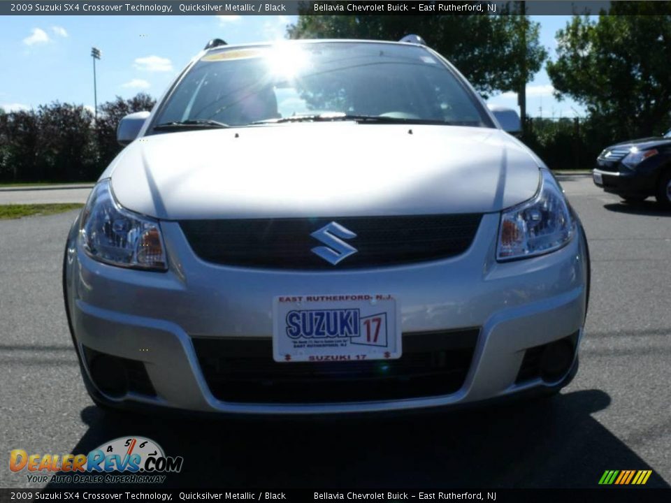 2009 Suzuki SX4 Crossover Technology Quicksilver Metallic / Black Photo #2