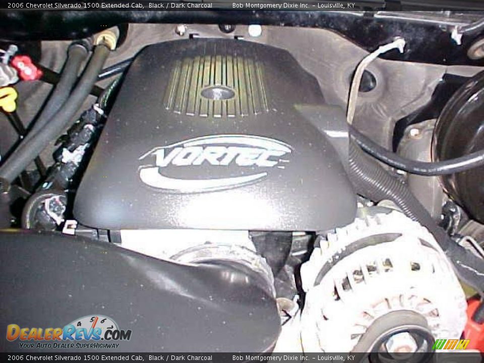2006 Chevrolet Silverado 1500 Extended Cab Black / Dark Charcoal Photo #4
