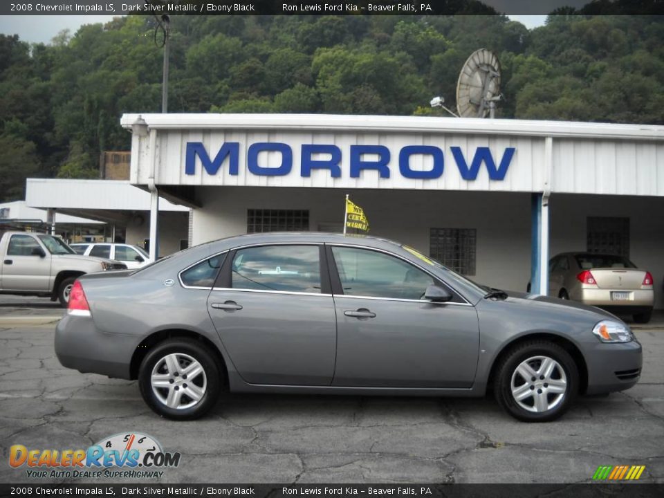 2008 Chevrolet Impala LS Dark Silver Metallic / Ebony Black Photo #1