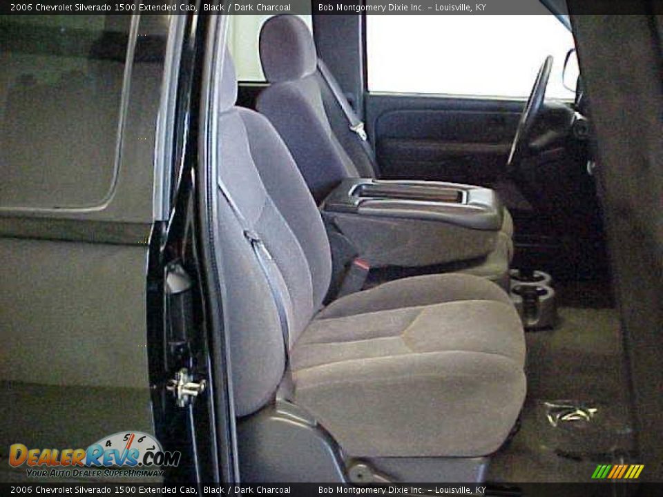 2006 Chevrolet Silverado 1500 Extended Cab Black / Dark Charcoal Photo #9