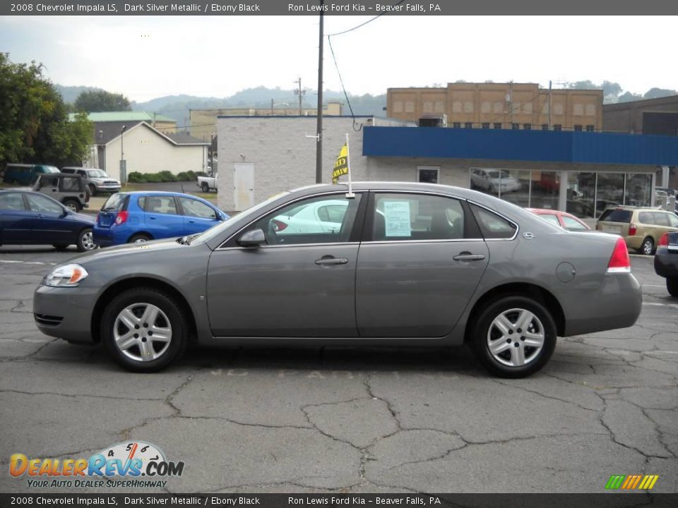 2008 Chevrolet Impala LS Dark Silver Metallic / Ebony Black Photo #5