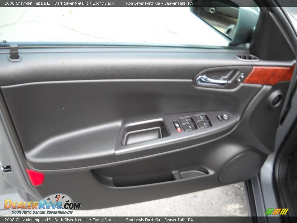 2008 Chevrolet Impala LS Dark Silver Metallic / Ebony Black Photo #6