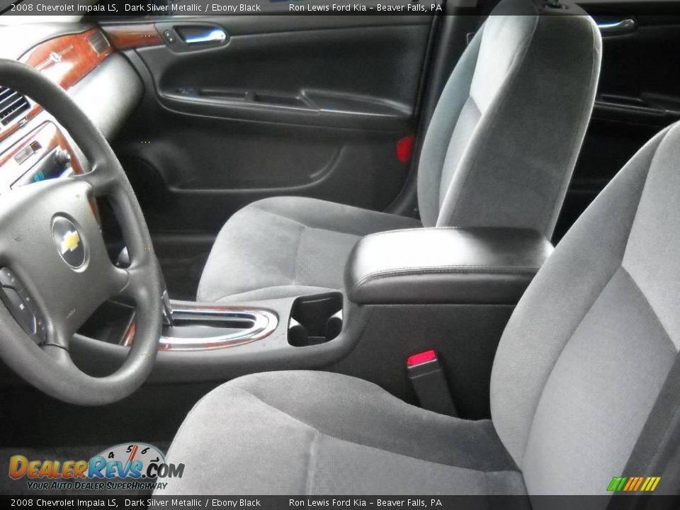 2008 Chevrolet Impala LS Dark Silver Metallic / Ebony Black Photo #8