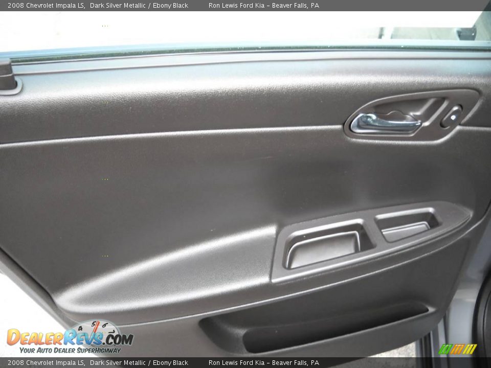2008 Chevrolet Impala LS Dark Silver Metallic / Ebony Black Photo #10