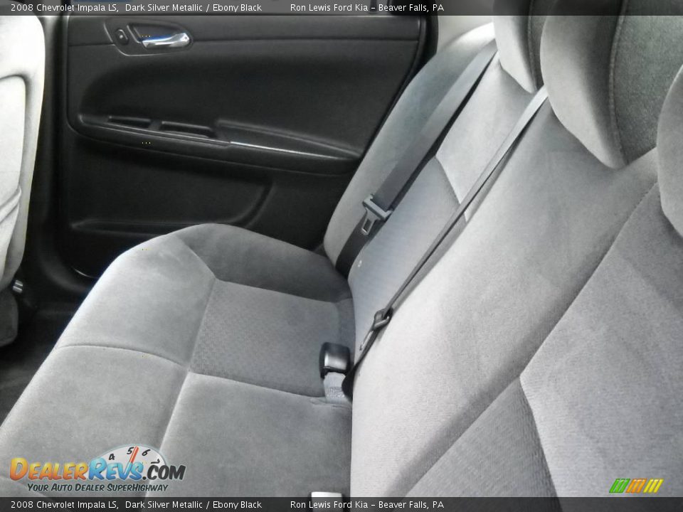 2008 Chevrolet Impala LS Dark Silver Metallic / Ebony Black Photo #12