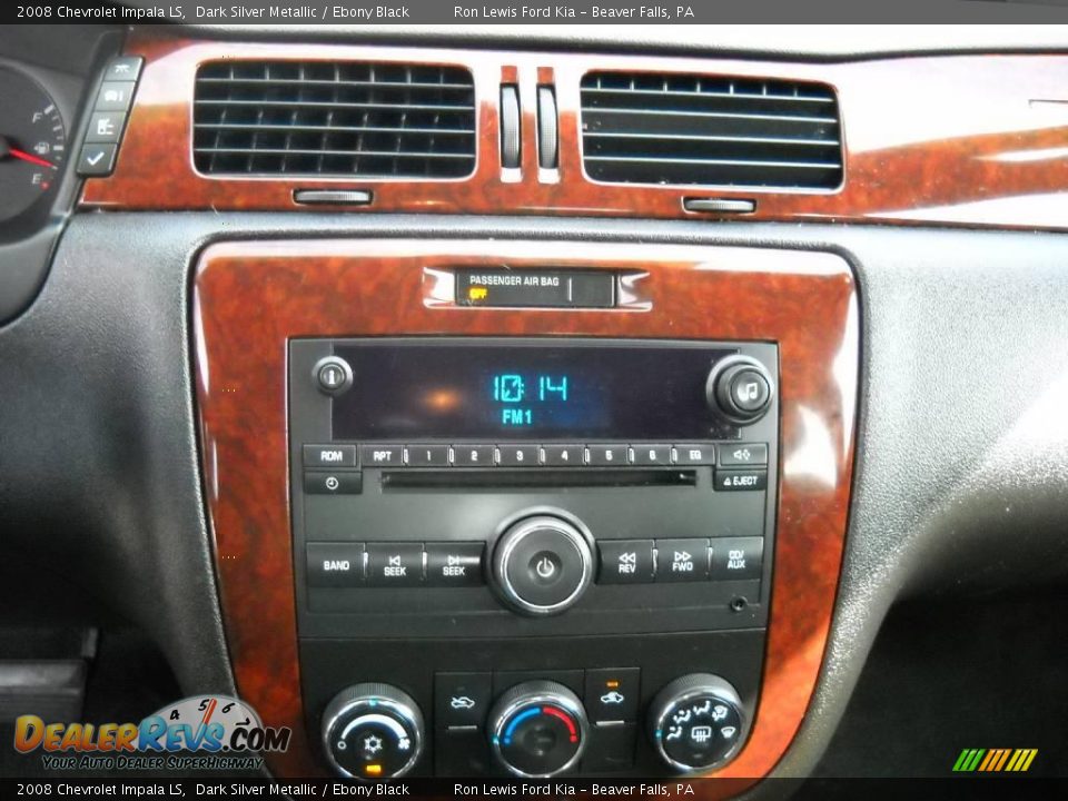 2008 Chevrolet Impala LS Dark Silver Metallic / Ebony Black Photo #22