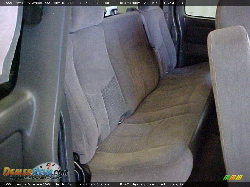 2006 Chevrolet Silverado 1500 Extended Cab Black / Dark Charcoal Photo #11