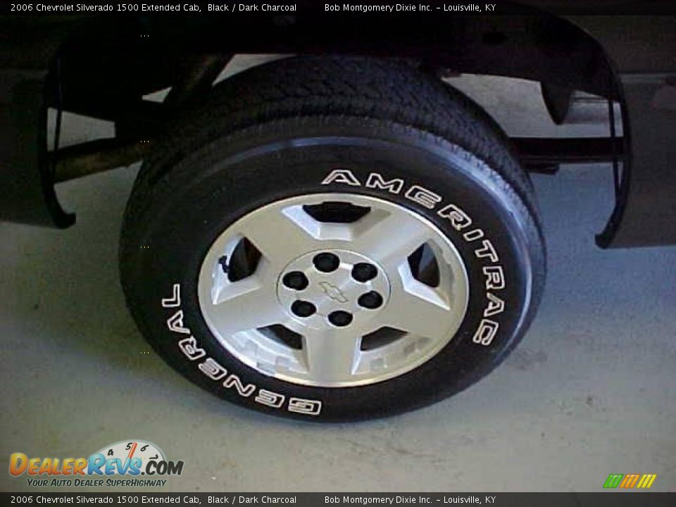 2006 Chevrolet Silverado 1500 Extended Cab Black / Dark Charcoal Photo #12