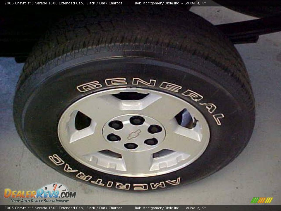2006 Chevrolet Silverado 1500 Extended Cab Black / Dark Charcoal Photo #15