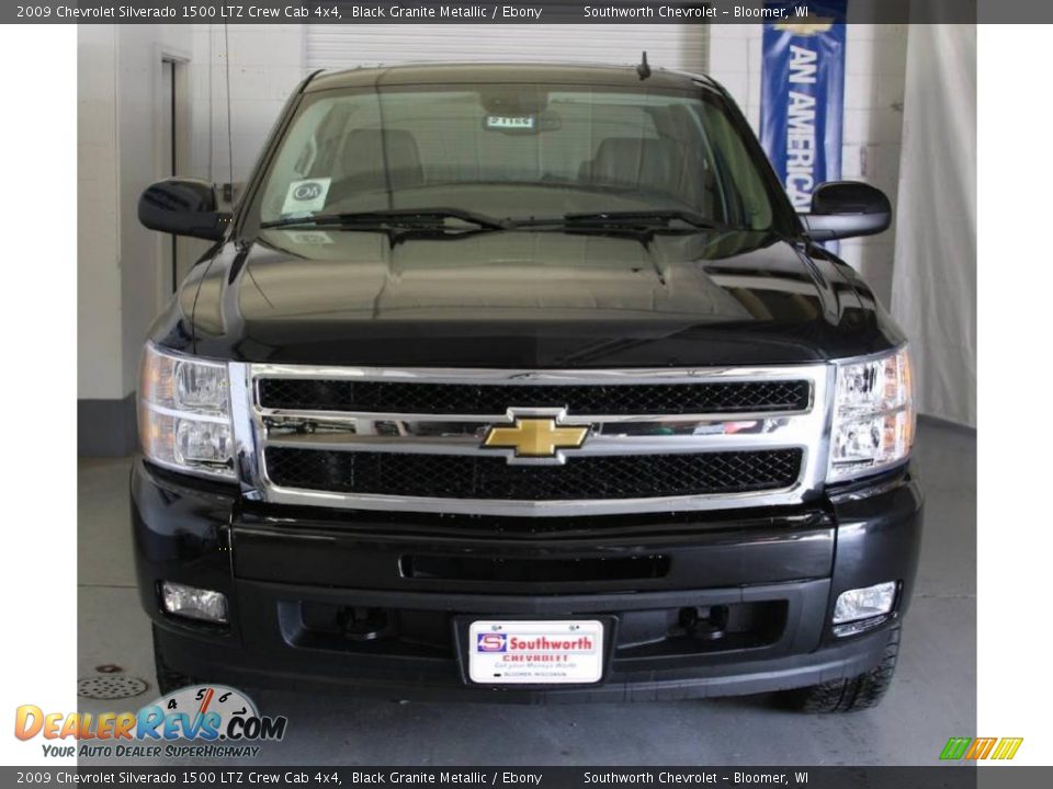 2009 Chevrolet Silverado 1500 LTZ Crew Cab 4x4 Black Granite Metallic / Ebony Photo #2