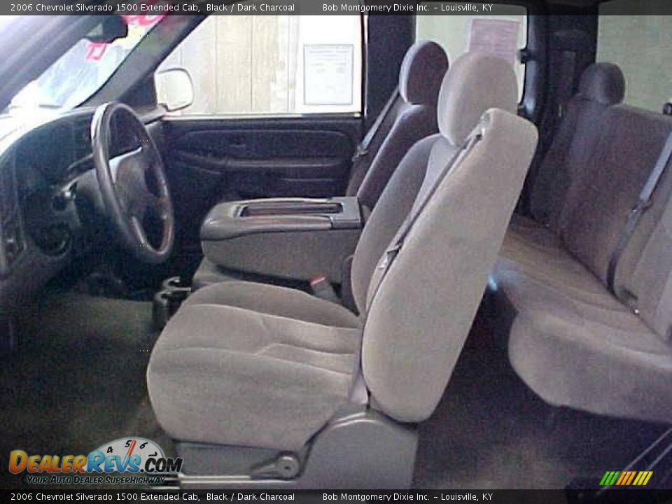 2006 Chevrolet Silverado 1500 Extended Cab Black / Dark Charcoal Photo #19
