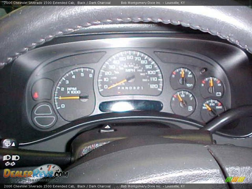 2006 Chevrolet Silverado 1500 Extended Cab Black / Dark Charcoal Photo #21